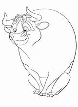Ferdinand Coloring Pages Printable Disney Bull Movie Color Sheets Cartoon Colouring Bulls Kids Bestcoloringpagesforkids Christmas Choose Board Story Print sketch template