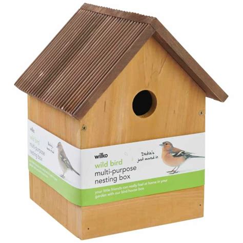 wilko wild bird nesting box  latestdealscouk