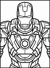 Marvel Coloring Man Iron Drawing Line Avengers Pages Adult Ironman Clipart Hero Drawings Showcase Easy Behance Official Book Colouring Super sketch template