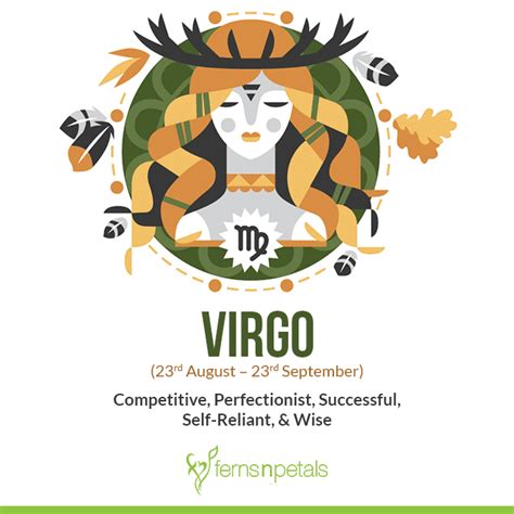 virgo    sign   born  ferns  petals