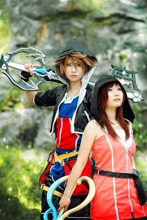 beautiful sora and kairi cosplay how come every asian can pull off any cosplay characters