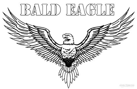 printable bald eagle coloring pages  kids coolbkids