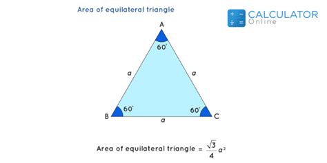 equilateral triangle calculator