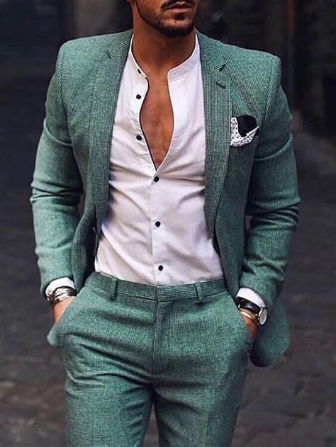 costume decontracte homme mode pure bouton callfordress blazer outfits men mens fashion