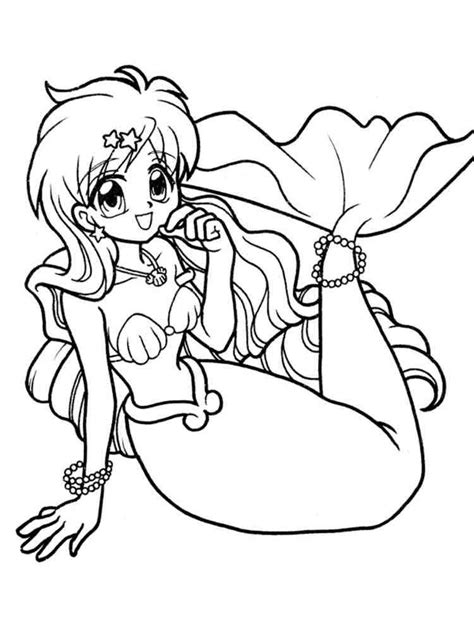 mermaid melody coloring pages