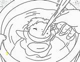 Ponyo Coloring Pages Print Printable Awesome Colouring Divyajanani Printables Library Clipart Popular sketch template
