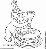 George Curious Coloring Pages Printable Face Print Getcolorings Getdrawings Colorings sketch template