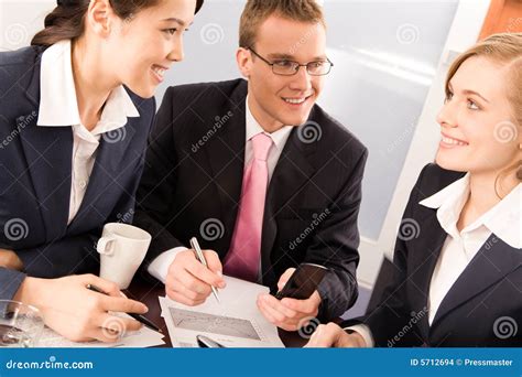 interview stock photo image  boss paper corporate
