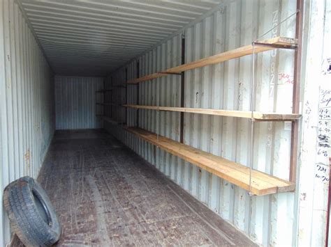 hanging shelving sea canshipping container