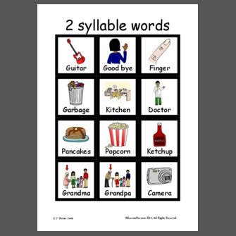 syllable words