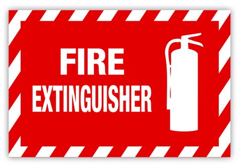 fire extinguisher label creative safety supply