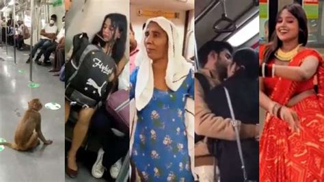 After Viral Delhi Metro Bikini Girl Netizens Share Videos Of Weird