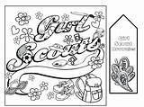 Coloring Scout Girl Brownie Pages Daisy Printable Getcolorings Getdrawings sketch template