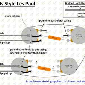 les paul wiring diagrampng  gear page