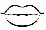 Lips Kids Coloring Draw Clipart Pages Lip Color Cartoon Step Easy Drawing Cliparts Mouth Sketch Template Sheet People Clip Library sketch template