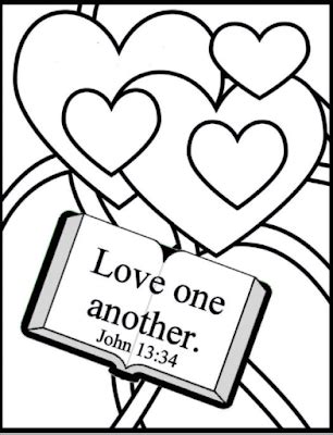 love   bible coloring pages