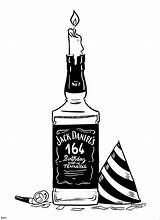 Jack Daniels Bottle Drawing Eu Choose Board sketch template