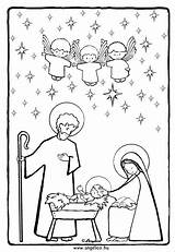 Holy Coloring Family Christmas Pages Dessin Famille Sainte Noel La Catholique Catholic Advent Kids Foi éveil Coloriage Imprimer Colorier Avent sketch template