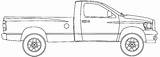Dodge Truck sketch template