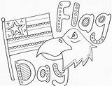 Flag Coloring Pages Kids Alley Doodle Eagle sketch template