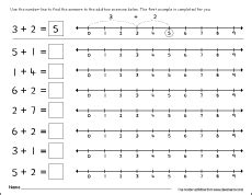 kindergarten math worksheets number  addition distance learning