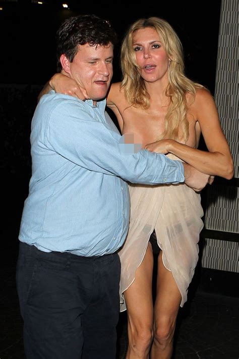 real housewives star brandi glanville gets drunk flashes her boobs and falls over in public