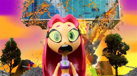 teen titans go inner beauty of a cactus with imaginext teen titans go a parody by epic toy