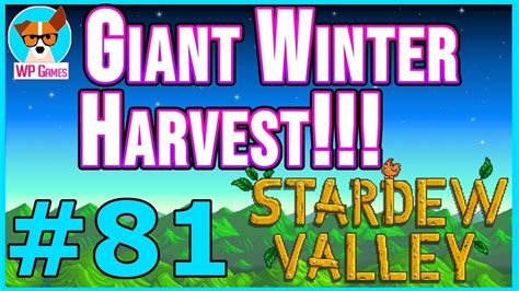 massive winter seed harvest lets play stardew valley episode