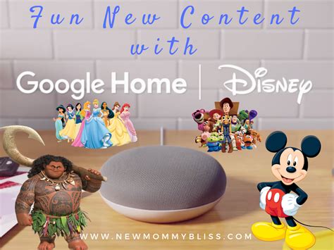 fun  disney content  kids  google home  mommy bliss