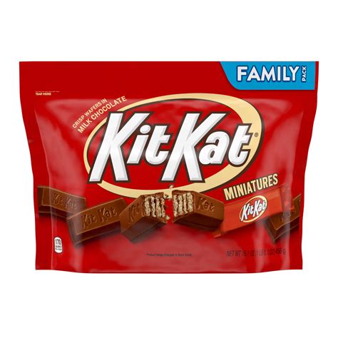 kit kat miniatures milk chocolate wafer bars candy shop candy at h e b