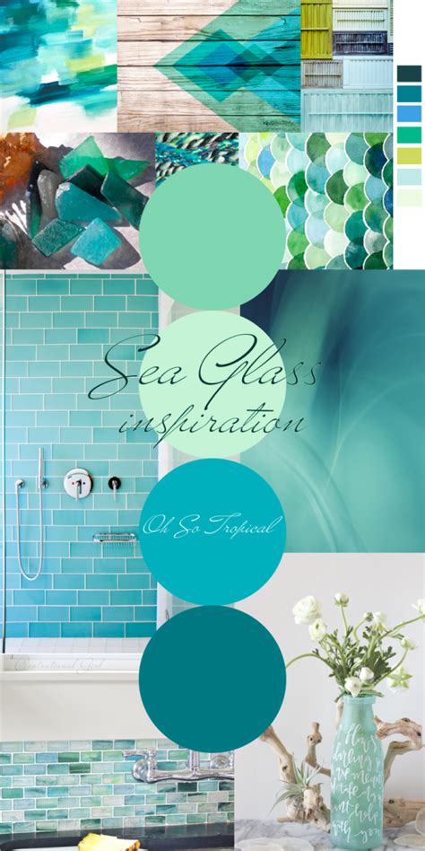 Sea Glass Inspiration Tropical Home Decor Room Colors Beach House Decor