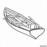 Boat Wooden Paddle Outline Drawing Vector Coloring Clipart Oars Rowboat Illustrations Ship Skiff Canoe Sketch Oar Clip Paintingvalley Graphic Illustration sketch template