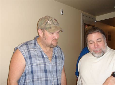 larry the cable guy admires woz watch