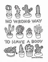 Succulents Outlines Most Patterns sketch template