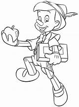 Pinocchio Marionette Drawing sketch template