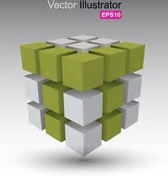 colorful border  cubes royalty  vector image vectorstock