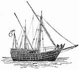 Columbus Ships Christopher Pages Coloring Drawing Nina Getdrawings Mcmaster Source sketch template
