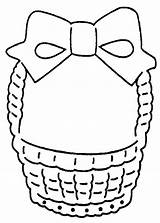 Basket Easter Empty Coloring Printable Clipart Clip Baskets Cliparts Pattern Designs Part Library Popular sketch template