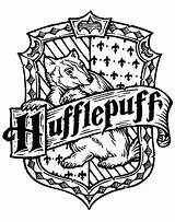 Gryffindor Coloring Crest Getcolorings Col sketch template