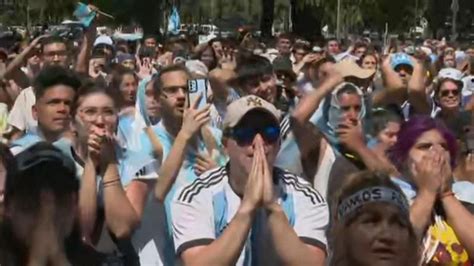 story of world cup final told through fan goal reactions in argentina