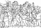 Zombie Colouring Apocalypse Zombies Grown Thepoke Ups Coloriages Colorier sketch template