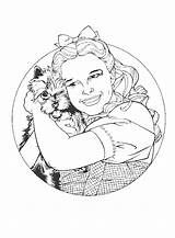 Oz Wizard Coloring Pages Dorothy Dog Printable Print Getdrawings Getcolorings sketch template