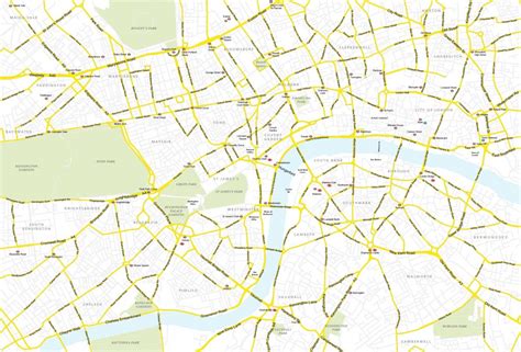 printable london street map maproom central major features