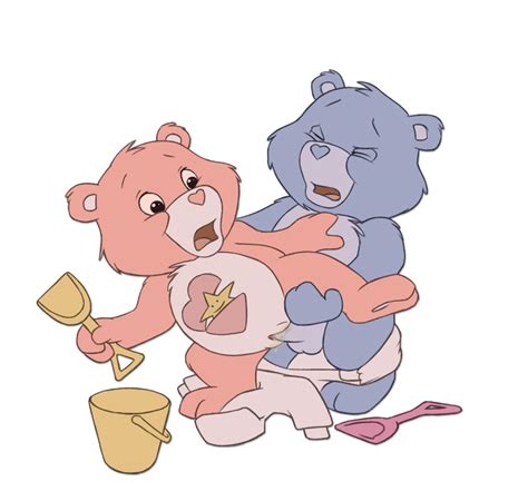 rule 34 anthro bear blue fur brother and sister care bears cub diaper