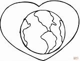 Earth Coloring Pages Printable Heart Clipart Cartoon Drawing Cliparts Easy Color Globe Online Library Drawings Clip Use Clipartmag Paintingvalley License sketch template