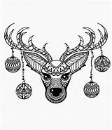 Reindeer Ryley sketch template