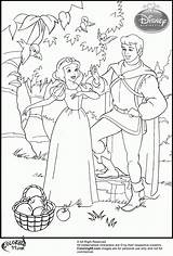 Snow Coloring Prince Pages Princess Disney Popular sketch template
