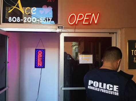 3 honolulu massage parlors raided for allegedly promoting