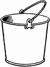 Bucket Drawing Clipart Library sketch template