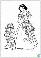 Dinokids Snowwhite sketch template